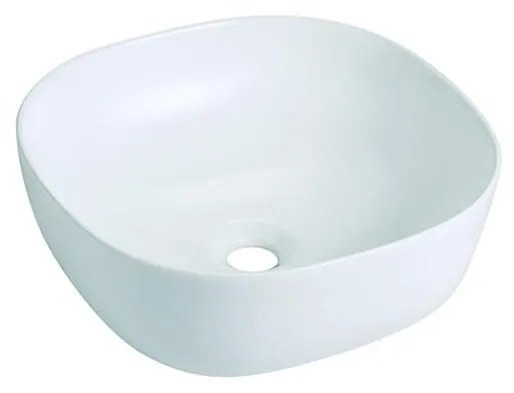 Bathco 4071 - OLEA ráépíthető mosdó 41x41 cm porcelán/fehér