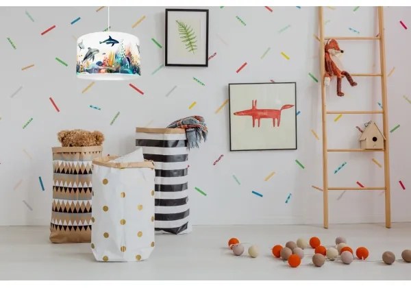 Gyerek csillár OCEAN 1xE27/60W/230V