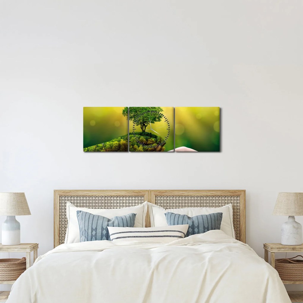 Kép - anyaország (órával) (90x30 cm)