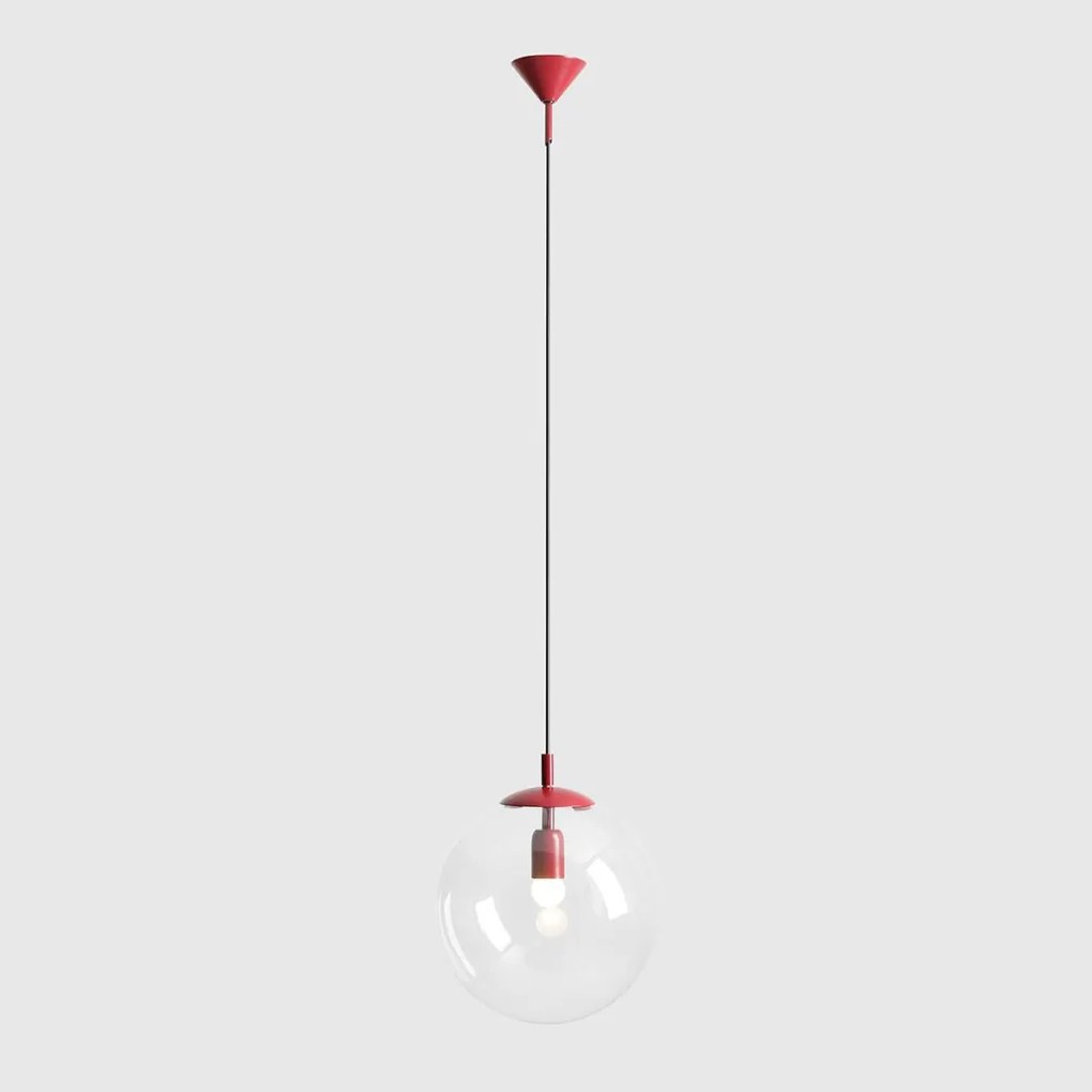 ALDEX 562G15 GLOBE Modern Függesztett Lámpa Piros E27 IP20