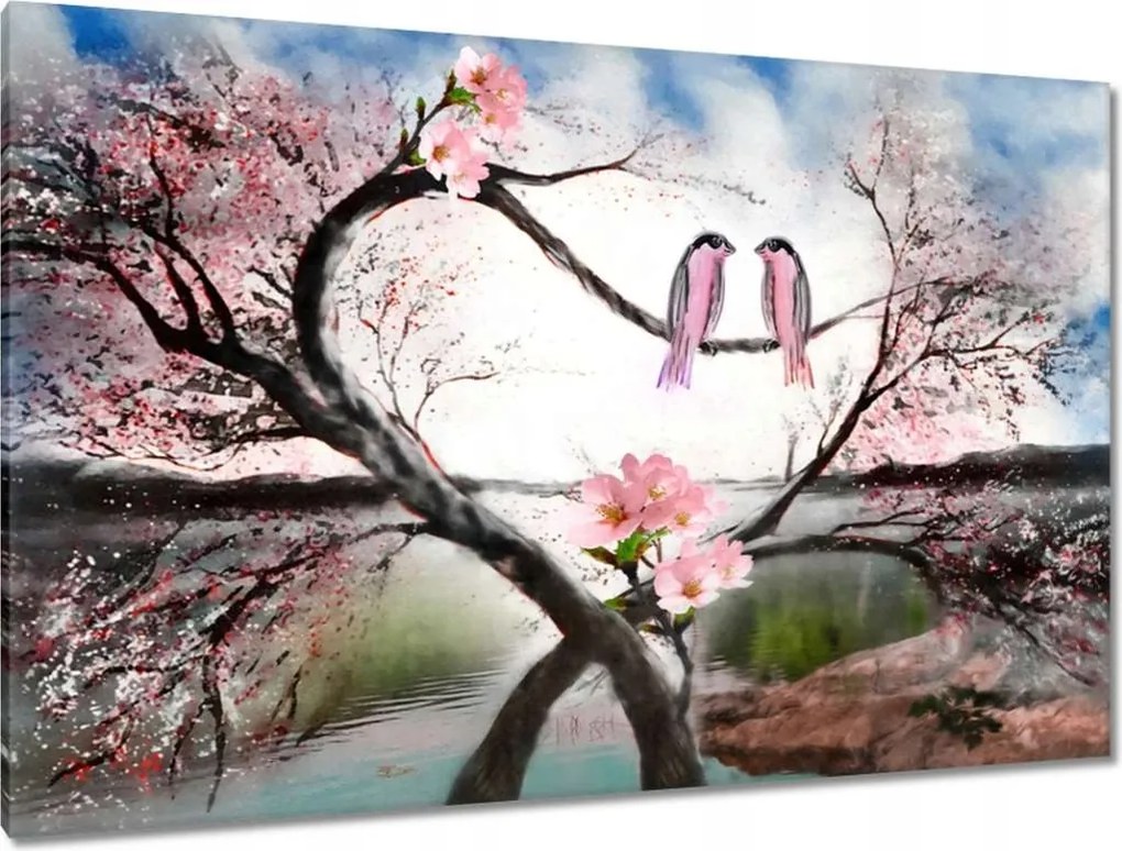 Festmények 120x80 Szerelem a holdfényben