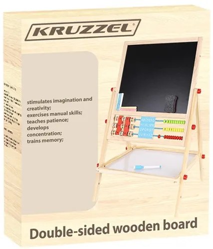 Kruzzel 22472 kétoldalas fa tábla