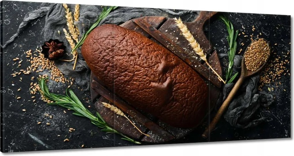 Vászonkép 180x90 Házi rozskenyér