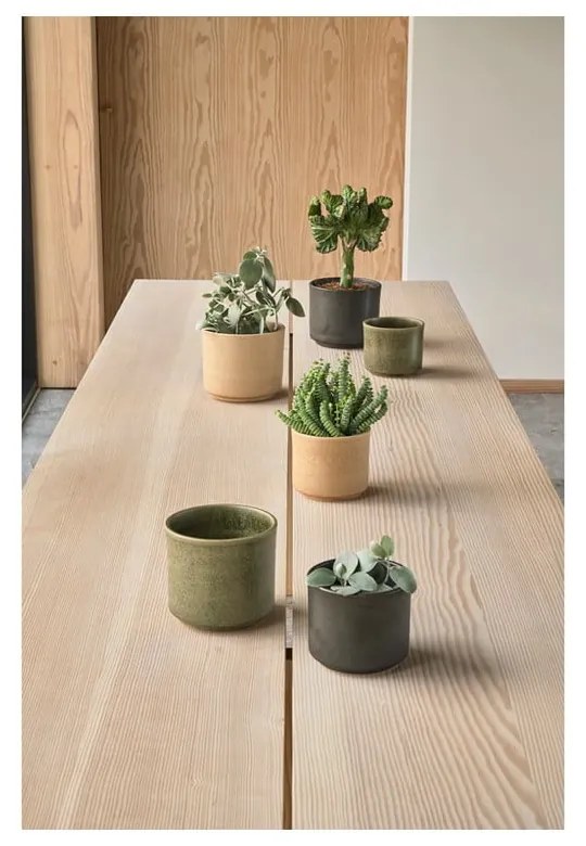 Agyagkerámia kaspó ø 17 cm Leer – Villa Collection