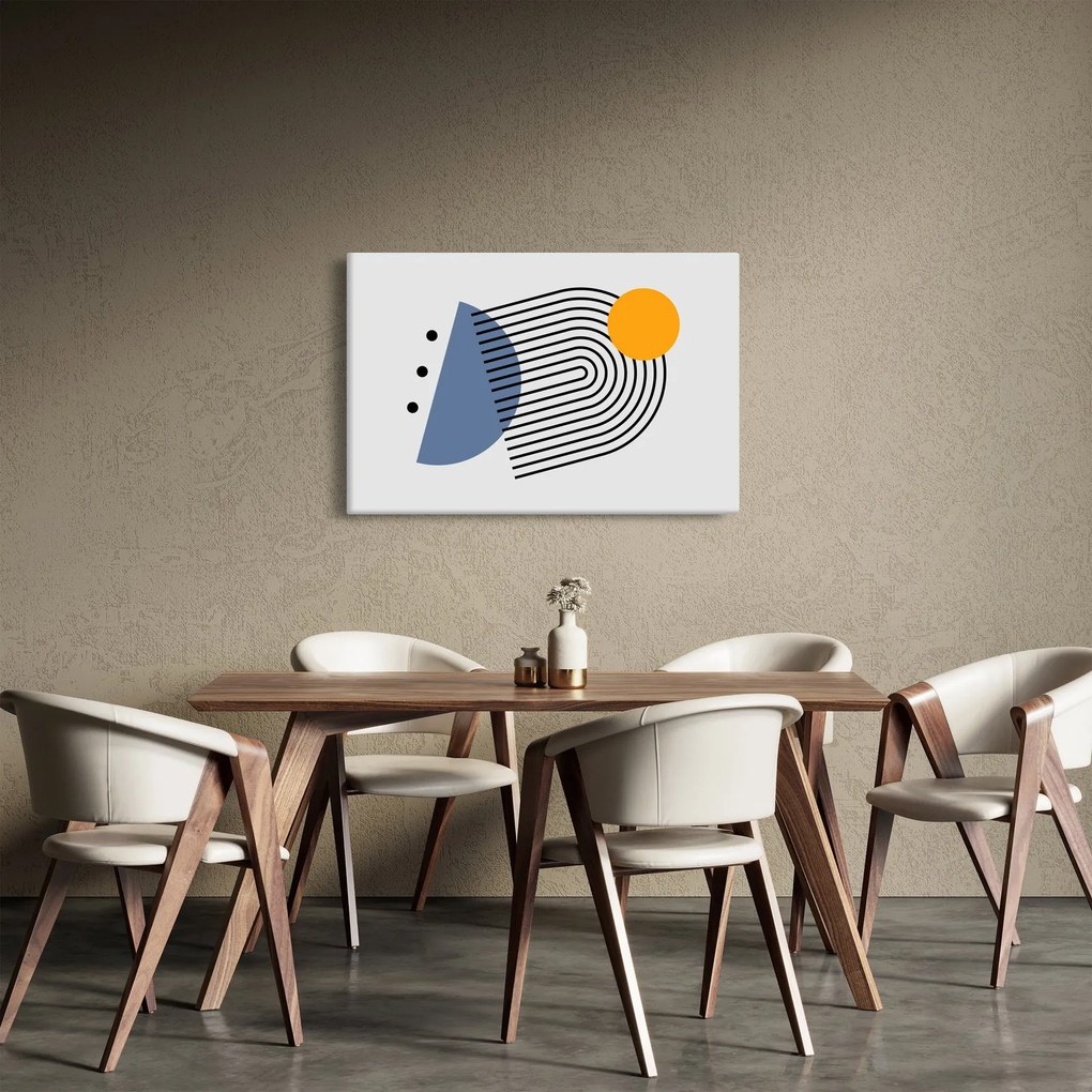 Kép - Minimalista absztrakció N⁰2 (90x60 cm)