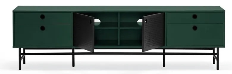 Punto fekete-zöld TV-állvány - Teulat