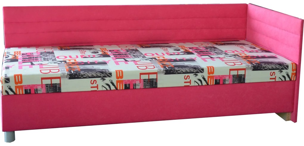 Egyszemélyes ágy (dívány) 90 cm Emil 2 (habszivacs matraccal) (J). 774242