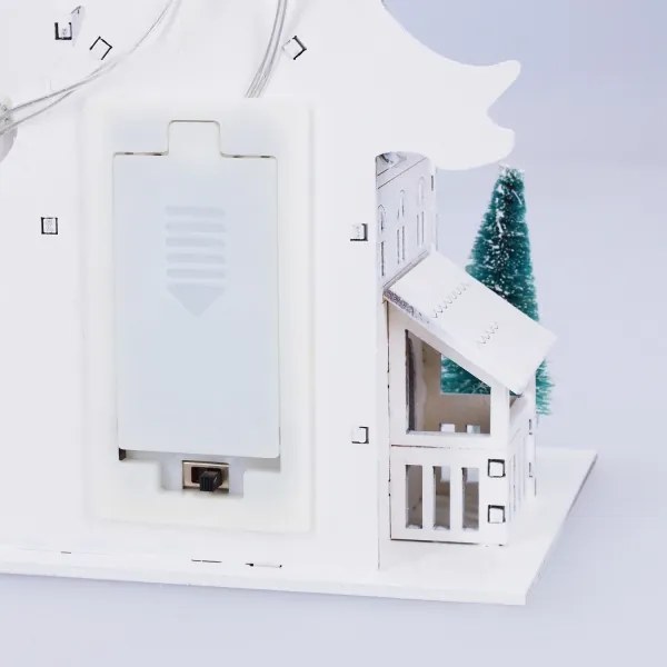 Brilagi - LED karácsonyi dísz LED/2xAA kis templom