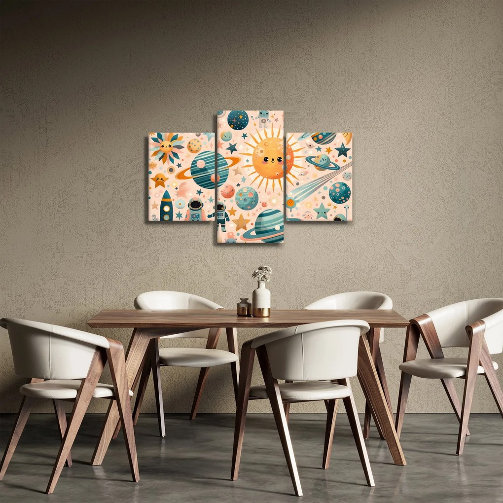 Kép - Darabok az űrből (90x60 cm)