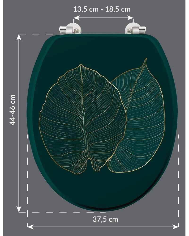 WC-ülőke 37,5 x 47 Jade – douceur d'intérieur
