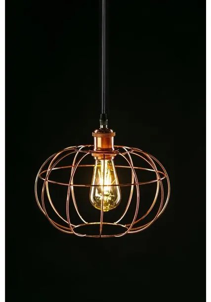 Lámpa Mennyezeti lámpatest VIELA 4,7047,AC220-240V,50/60Hz,1*E27,IP20,átmérő 27,5CM,egyes,réz