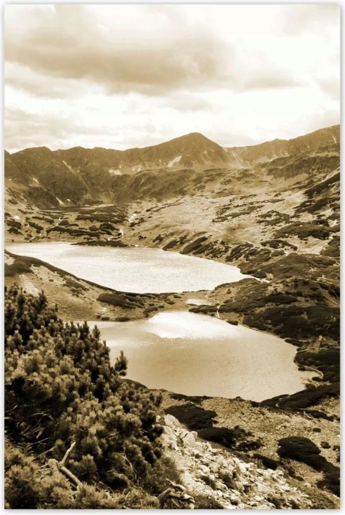 Poszterek 80x120 Tátra Lengyel hegyek Kilátás