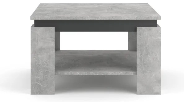 OLAF dohányzóasztal szürke beton/antracit