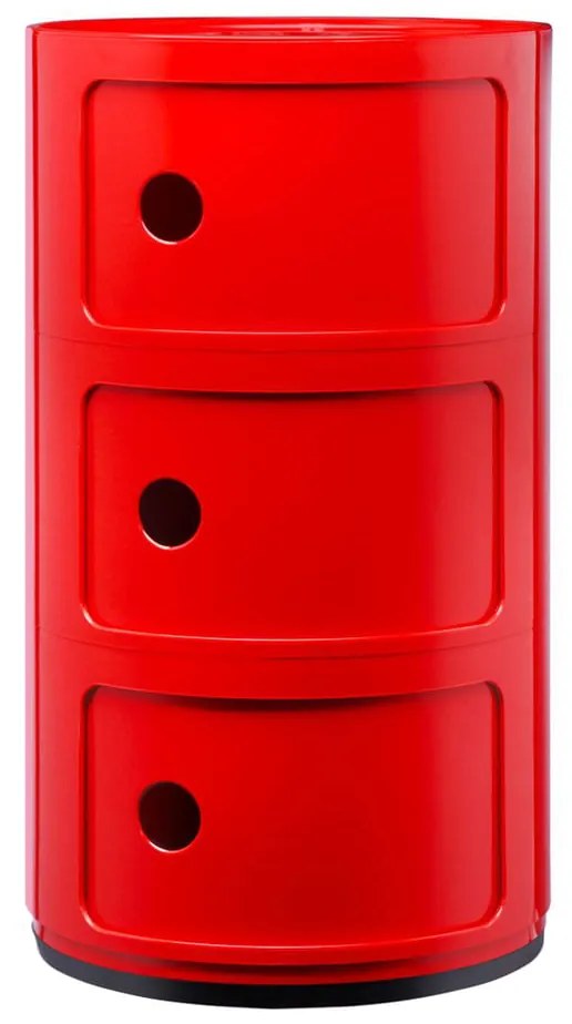Kartell Componibili 4967 tárolóasztal, 3 tároló rész, több színben Szín: fekete
