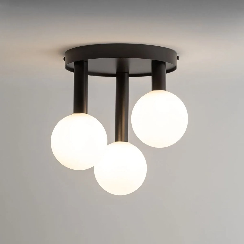 Sigma lighting modern mennyezeti lámpa perla fehér fekete sig33484