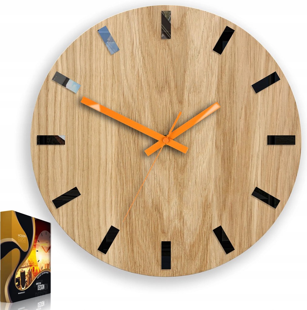 Modern Óra Tölgy SIMPLE-Orange Minőség Egyedi