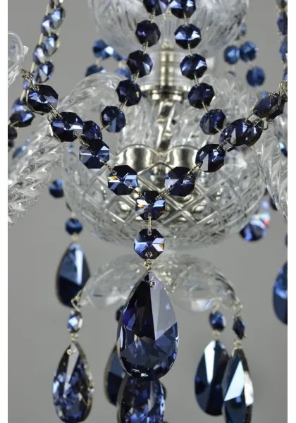 Wranovsky JWZ102052101 - Kristály csillár láncon DE LUXE 5xE14/40W/230V