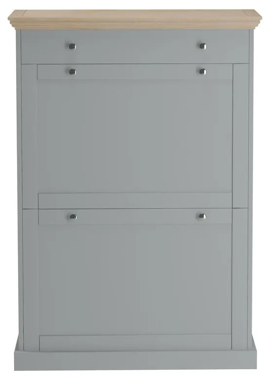 Szürke billenő ajtós cipőtartó Binz – Støraa