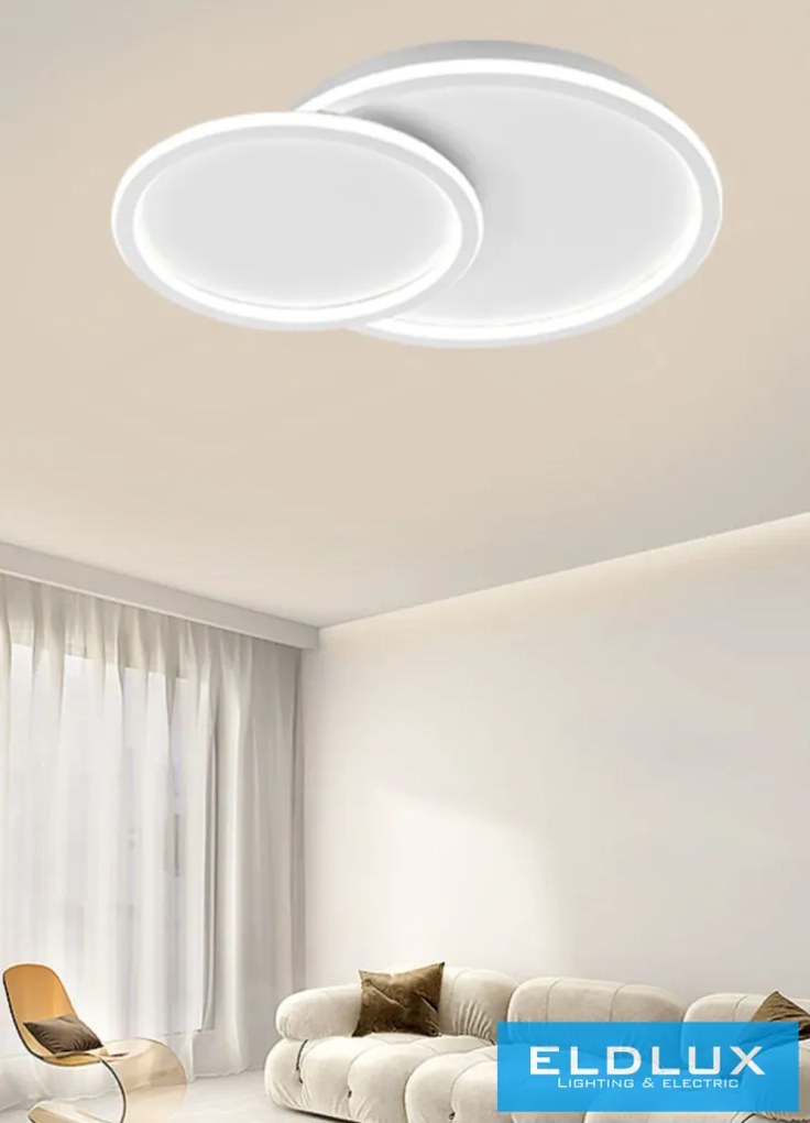 UNIVERSO mennyezeti lámpa 45w 3600lm CCT 500×400×50mm IP20 fehér