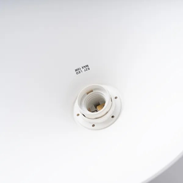 Sollux SL.1325 - Csillár zsinóron ZUMA 1xE27/15W/230V átm. 30 cm fehér