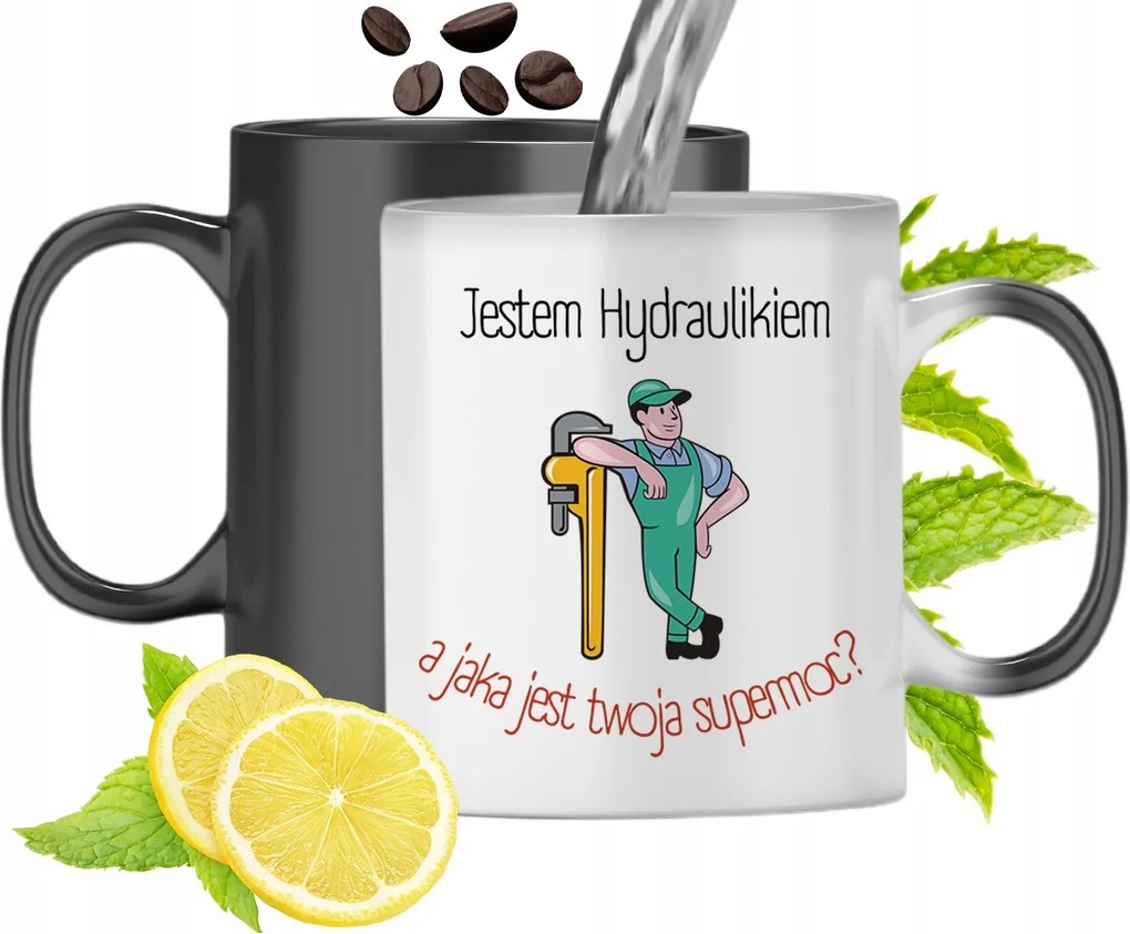 Mágikus Bögre Vízvezeték Szerelőnek Színváltó Nyomtatott Fényképpel