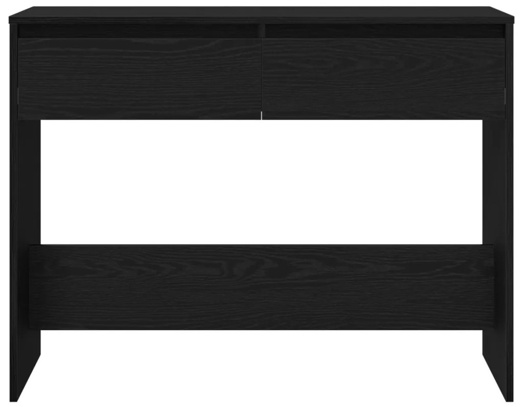 Fekete Tölgy Konzolasztal - 100x35x76.5 cm - Mérnöki Fa
