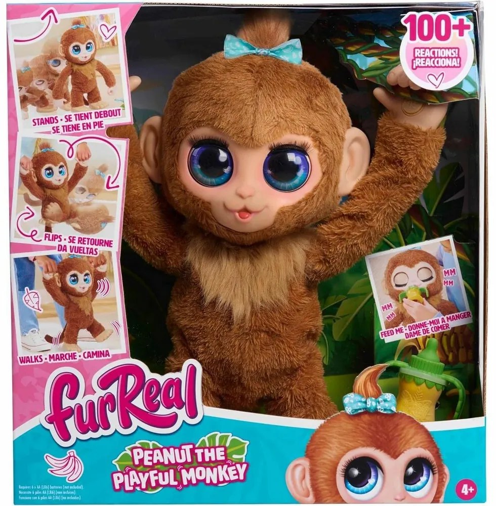 FurReal Peanut interaktív majom