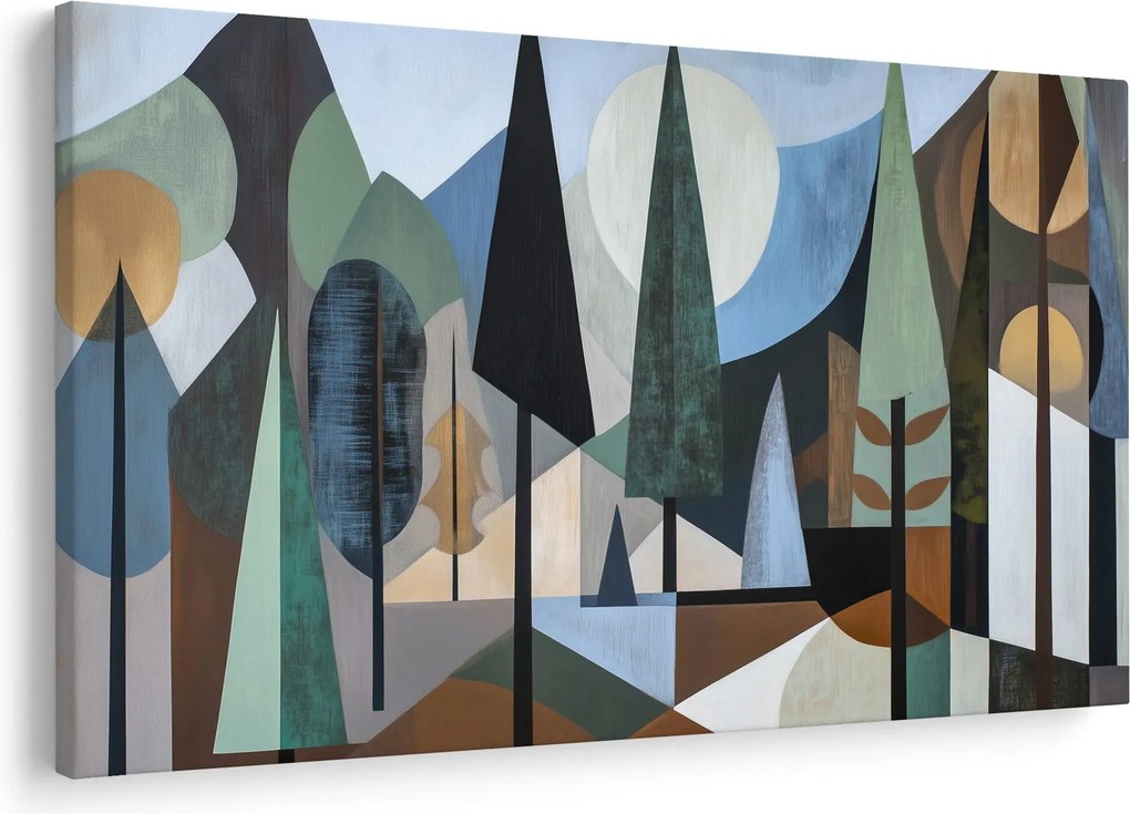 Kép - Természetes geometriai absztrakció II. (90x60 cm)