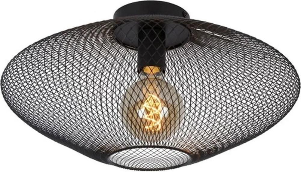 LUCIDE 21123-45-30 MESH Vintage Mennyezeti Lámpák Fekete E27 IP20