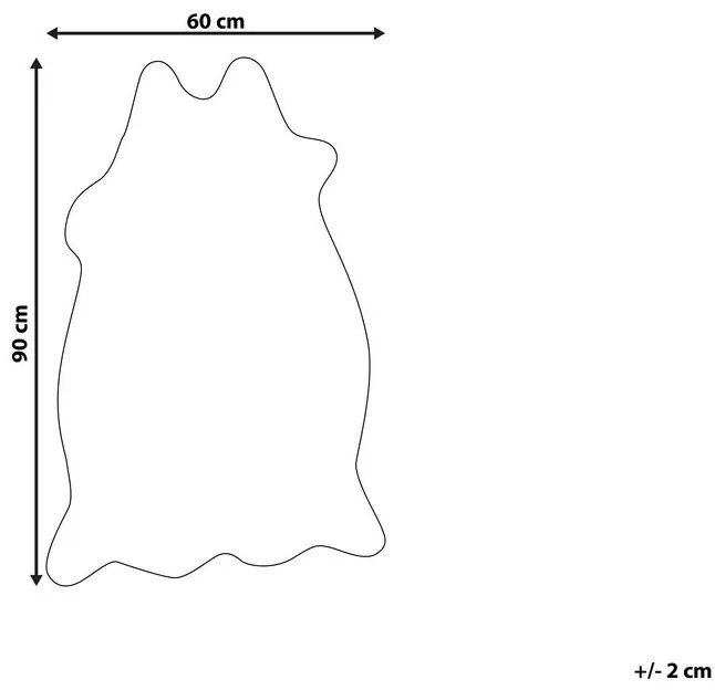 Zebracsíkos Mű Állatbőr 90 cm NAMBUNG Beliani