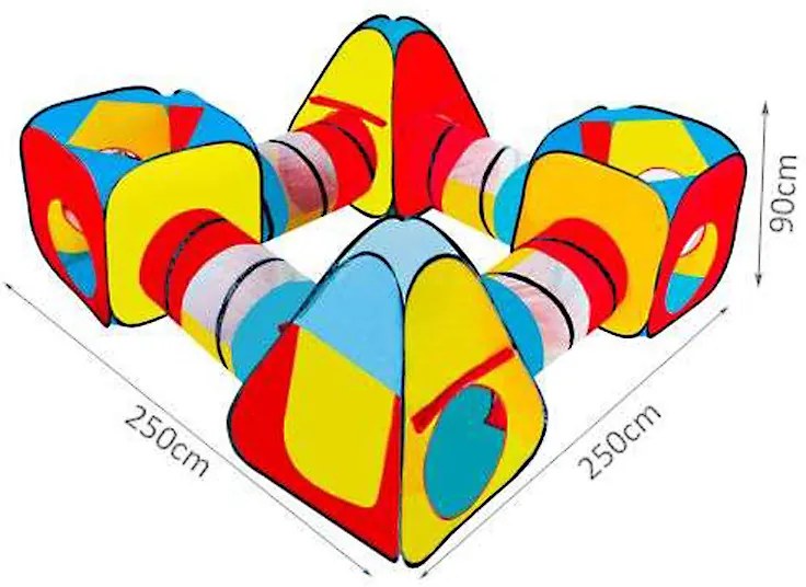 Játszósátor alagúttal, 8 részes