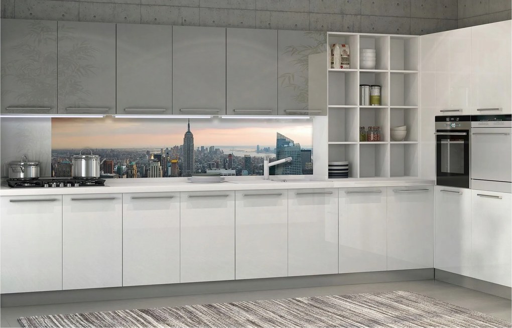 Fotótapéta Város felhőkarcolók panoráma urbanisztikai álom 250x60 +ragasztó