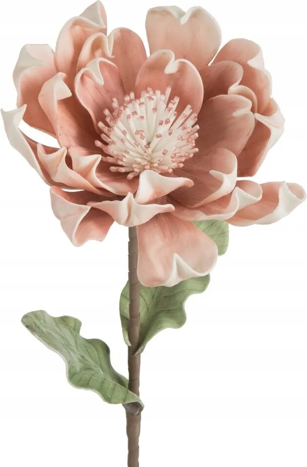 Dekoratív művirág 68 cm rózsaszín Eva habszivacsból