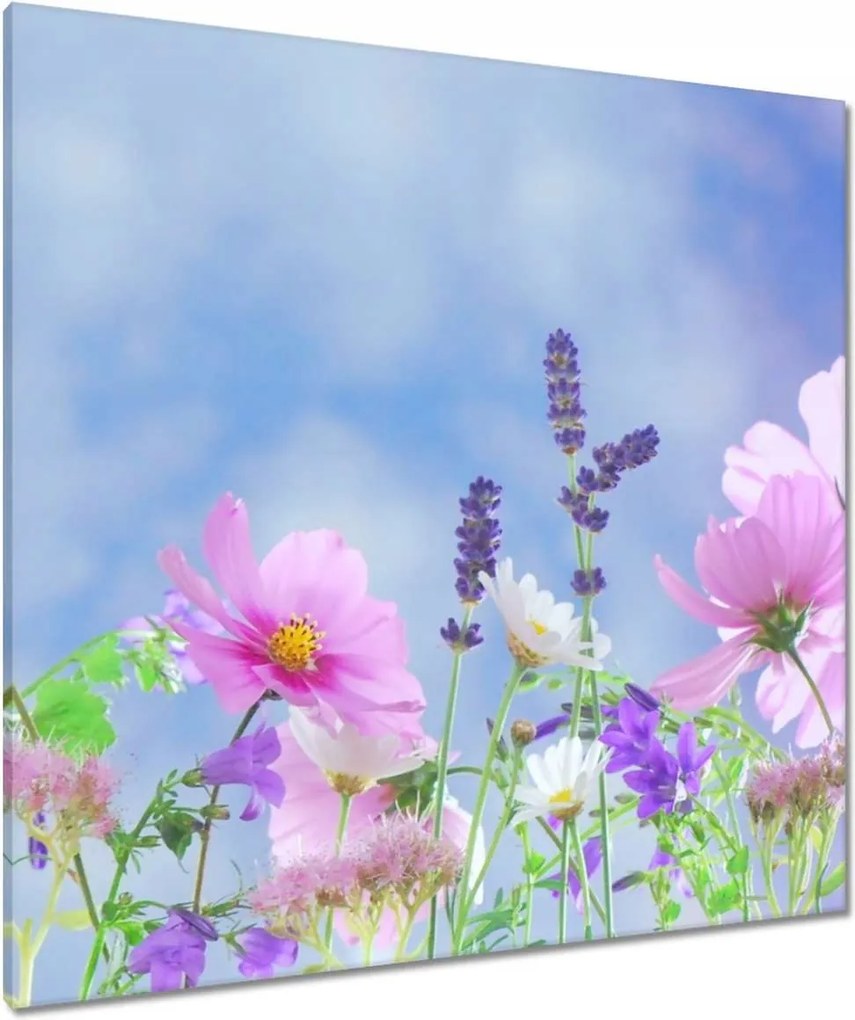 Vászonkép 90x90 Finom virágok