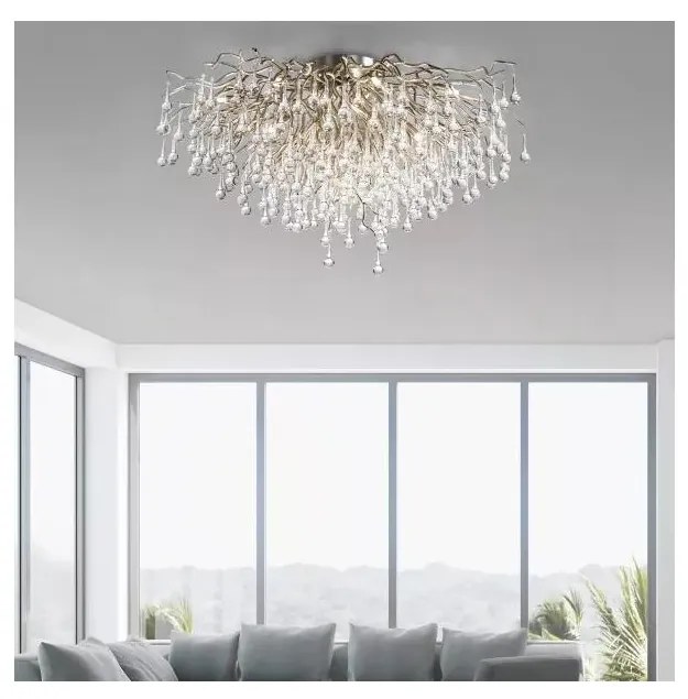 Paul Neuhaus 8092-55 - Felületre szerelhető ICICLE csillár 14xG9/40W/230V, átmérő 100 cm, króm