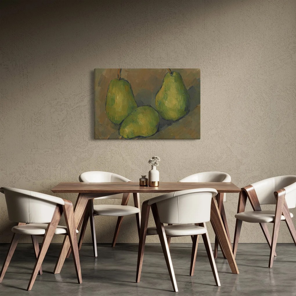 Kép - Paul Cézanne, Three Pears, reprodukciók (90x60 cm)