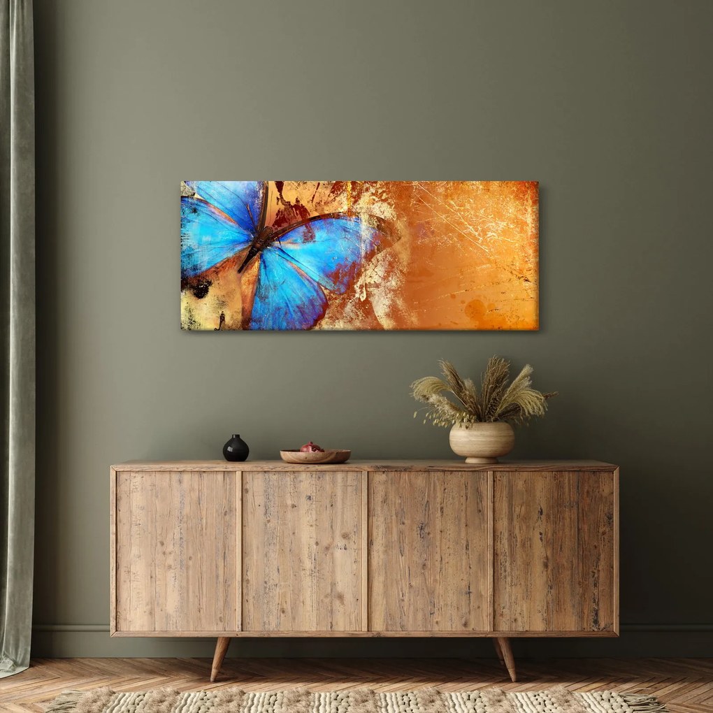 Kép - Kék pillangó (120x50 cm)