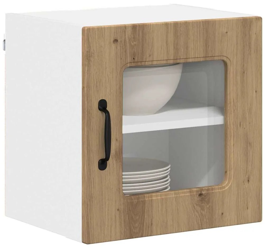 Fali konyhaszekrény 2 pcs Artisan tölgy 40 x 31 x 40 cm Faanyag