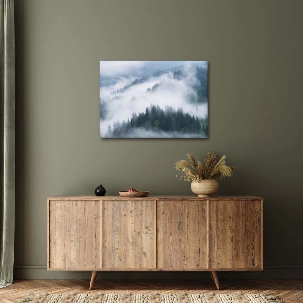 Kép - Fák a ködben (70x50 cm)