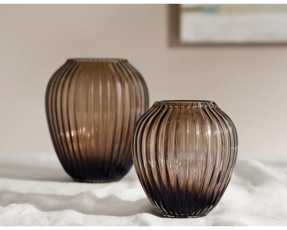 Hammershøi barna üveg váza, magasság 18,5 cm - Kähler Design
