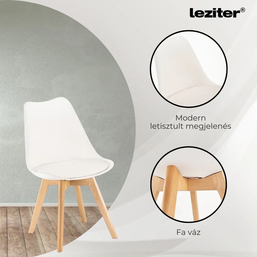 Lola 4+1 étkező garnitúra fehér-fehér