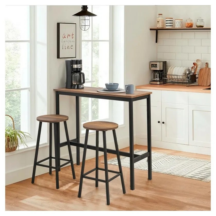 Mola Black bár asztal