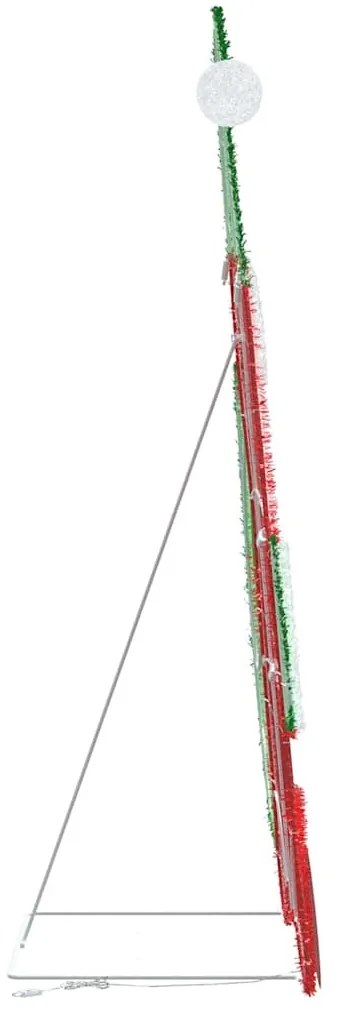 Világító Mikulás 60 LED-del Meleg fehér 62 x 70 cm Lurex Szövet