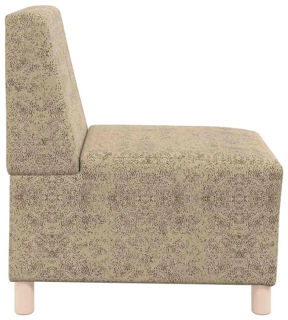 világosszürke művelúr kanapéfotel 55 cm