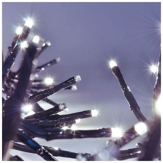 Solight 1V11-W - LED Karácsonyi lánc 576xLED/8 funkció 8m IP44 hideg fehér + távirányító