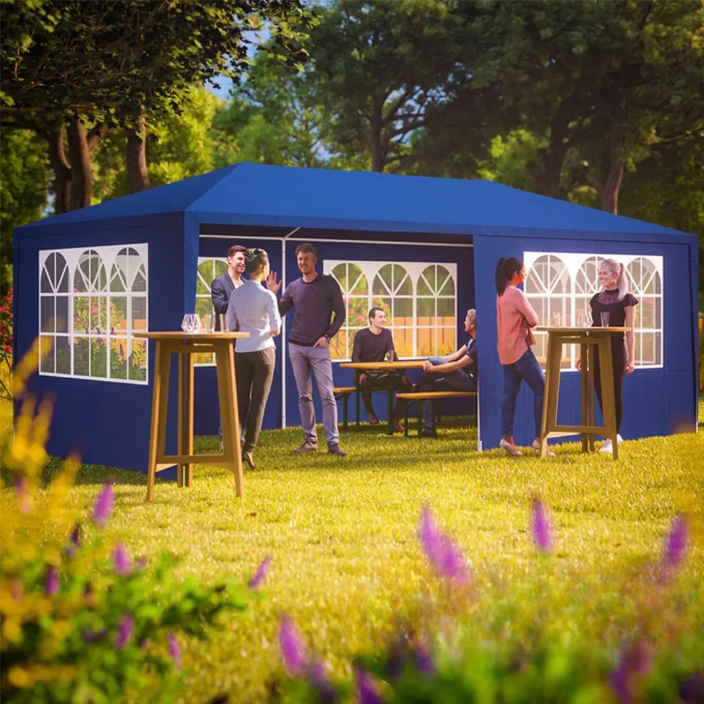 NEAPOL rendezvénysátor, 3x6m, kék Jurhan