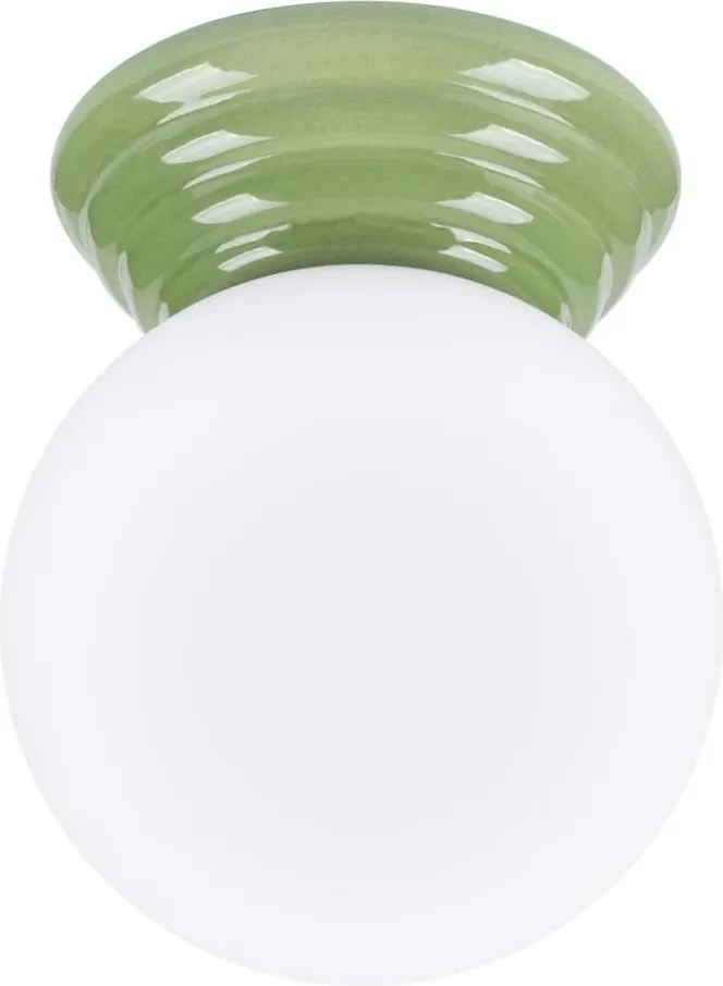Sollux SL.1900 - ZORI fürdőszobai mennyezeti lámpatest 1xG9/8W/230V átm. 12 cm IP44 zöld