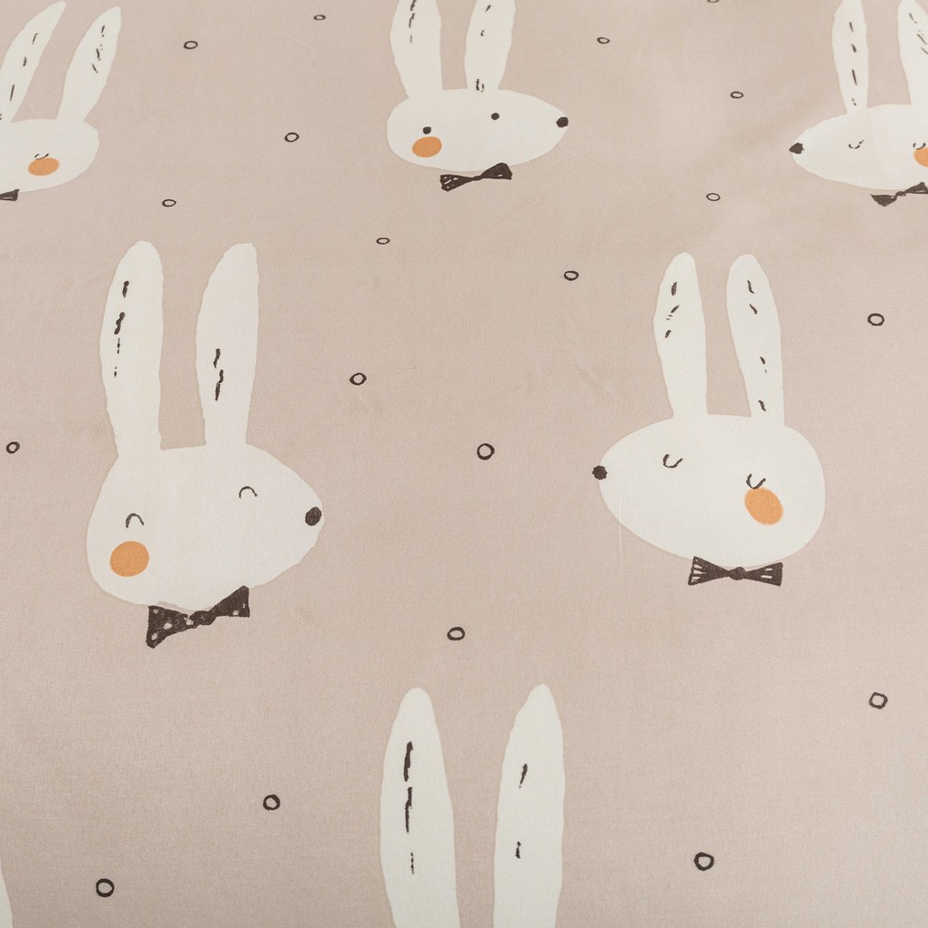 Mikroszálas ágyneműhuzat WHITE RABBIT, bézs Ágyneműhuzat mérete: 70 x 90 cm | 140 x 200 cm
