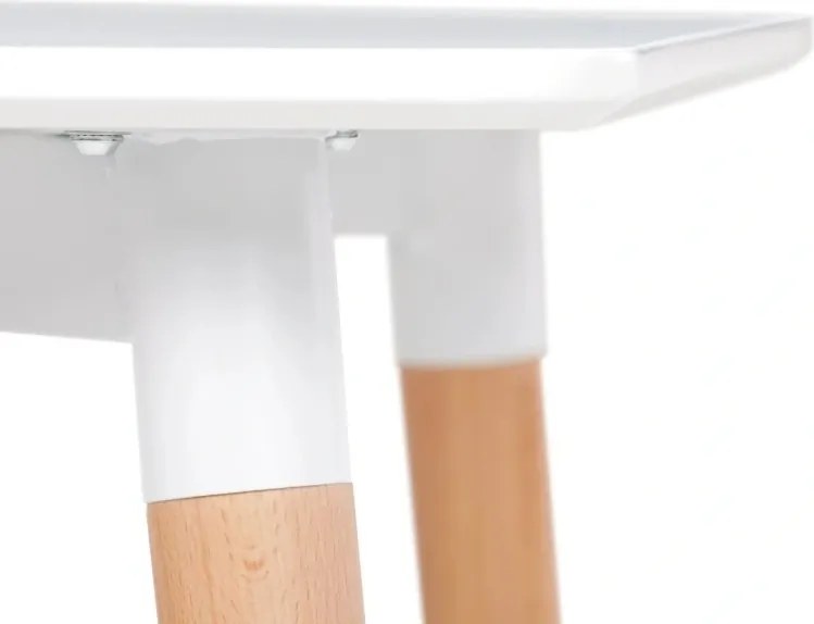 AKCIÓ Fehér étkezőasztal BERGEN 120x80 cm II. osztály