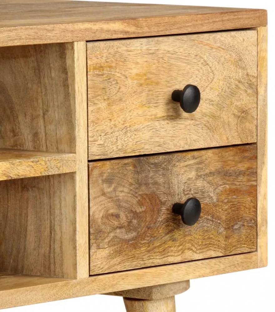 tömör mangófa TV-szekrény 110 x 35 x 40 cm